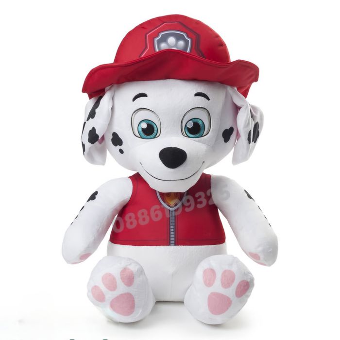 Голяма плюшена играчка Пес Патрул Чейс, Маршал, Роки, Скай