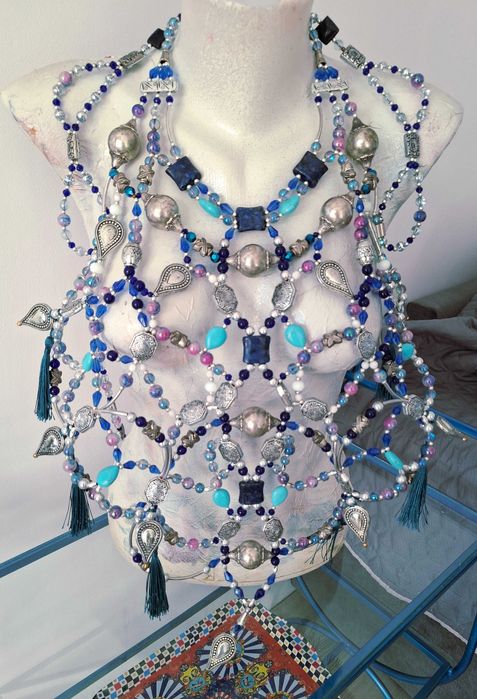 Етно колие за тяло Уникат