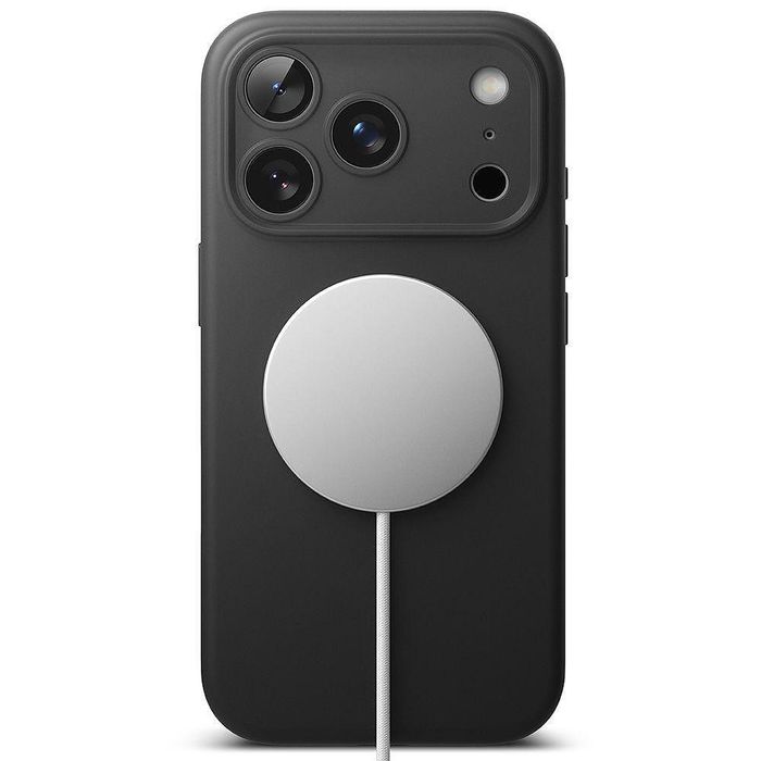 Ringke silicone magsafe калъф за iphone 17 pro – черен
