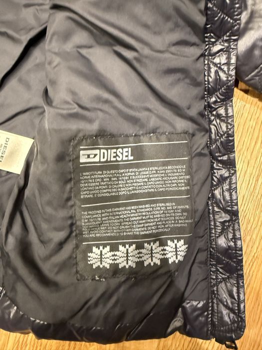 Луксозно пухено детско яке DIESEL 100% оригинал !!! Размер 6 години