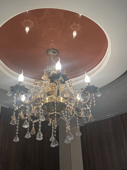 Люстра и бра б/у