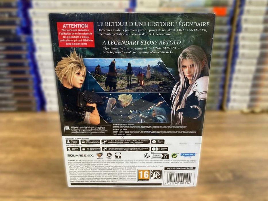 НОВЫЙ Final Fantasy VII (7) Remake: Intergrade & Rebirth Twin Pack PS5