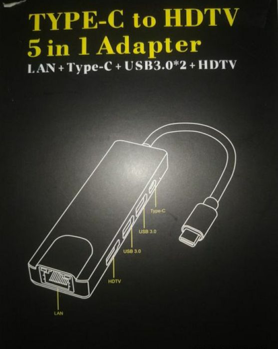 Usb 3, Type-c Lan переходник