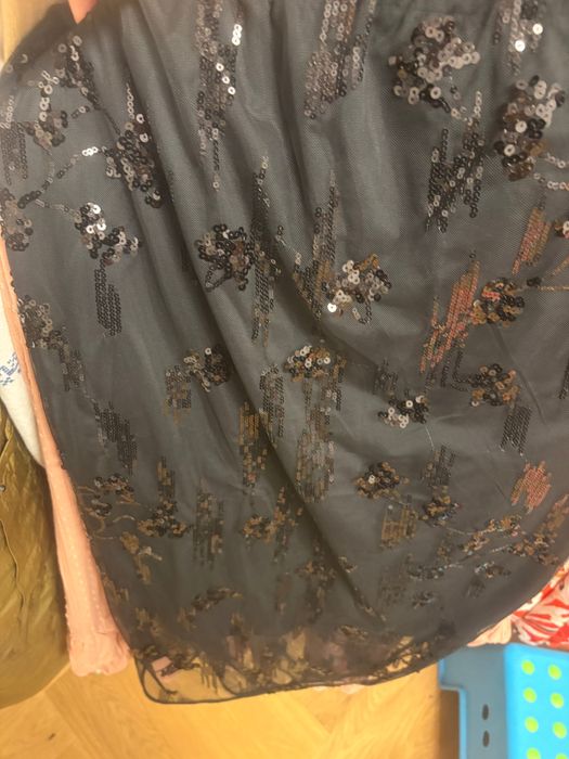 Fusta midi dreapta cu paiete Marks and Spencer
