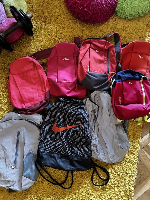 Раница: Nike, DECATLON, светлоотразителни