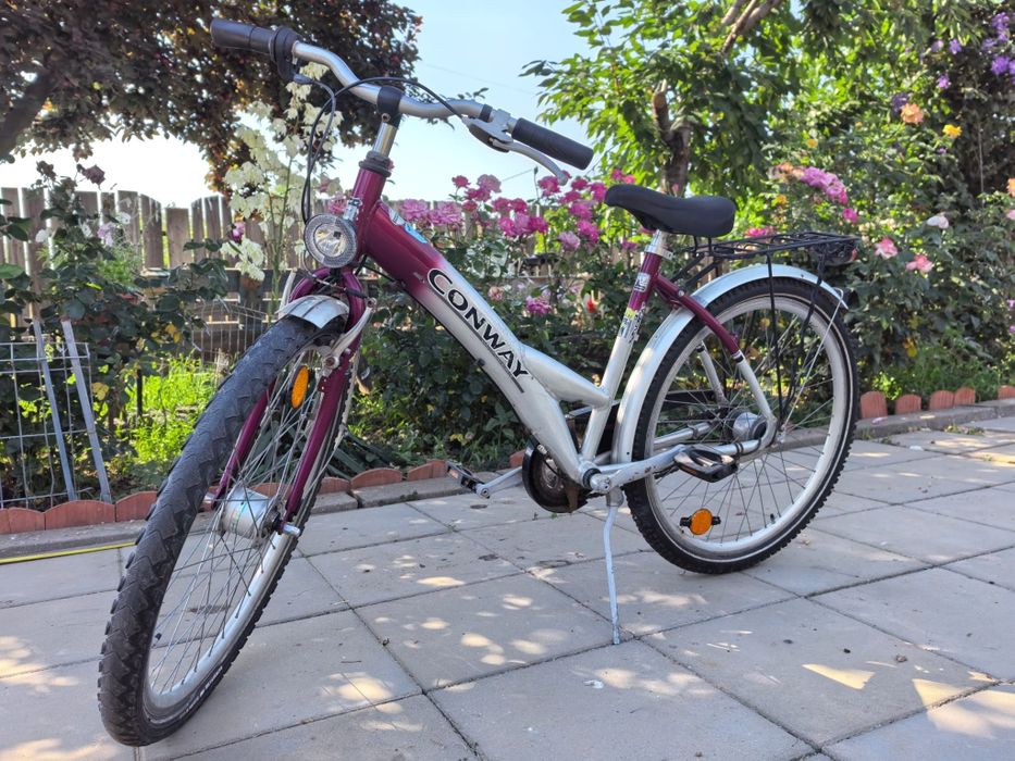 Bicicletă Copii / Damă Conway – Cadru Aluminiu, Schimbător în Butuc, Roți 26