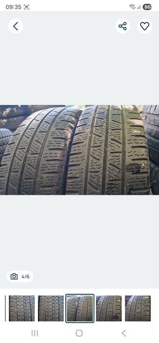 195 60 16 C Semperit Pirelli 4 anvelope iarna