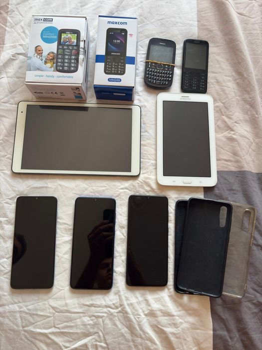 Telefoane A70,maxcom noi,Nokia, 2 tablete,huse a70. Toate funcționale