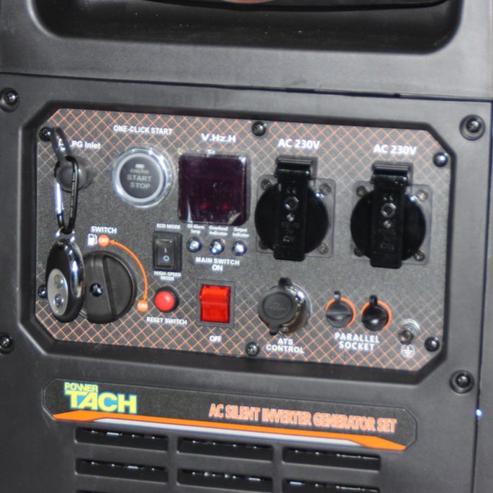 Инверторен генератор TACH 7500iE Dual Fuel – 5.8 kW (бензин/газ)