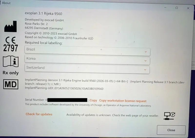 Exoplan 2026 Dental Software Lifetime License Windows Version Only!