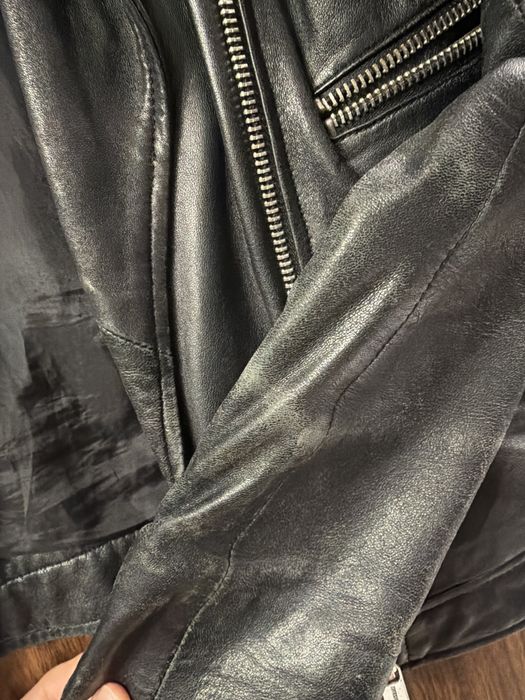Black leather jacket  Rockandblue  size 36