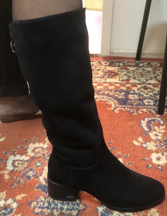 Продам сапоги замшевые зимние