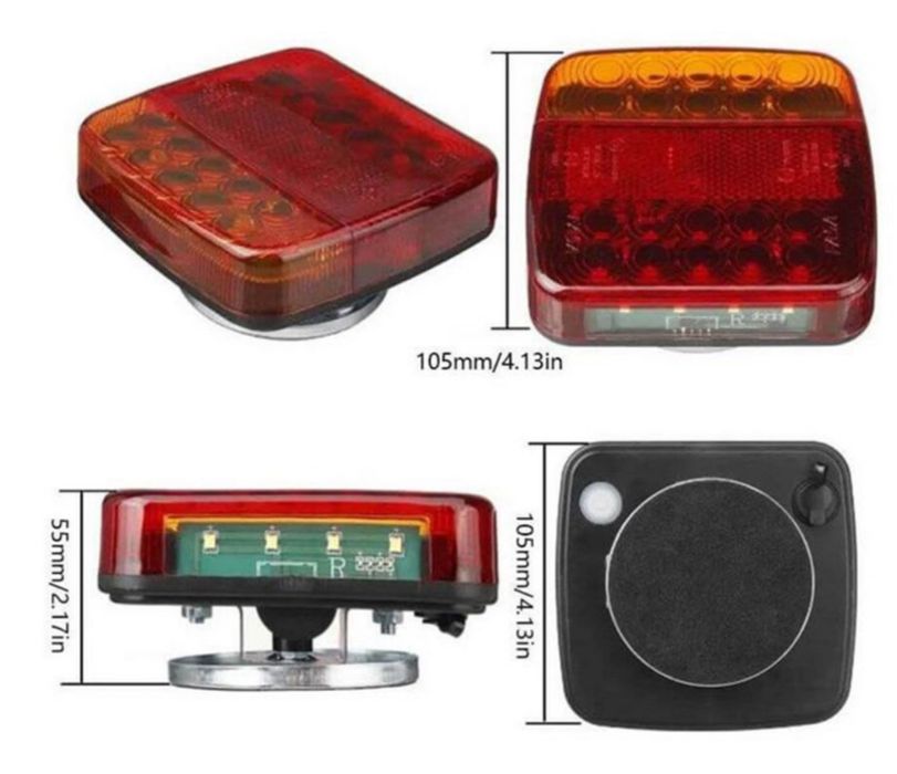 Стоп ремарке LED квадратен Wifi /2бр/