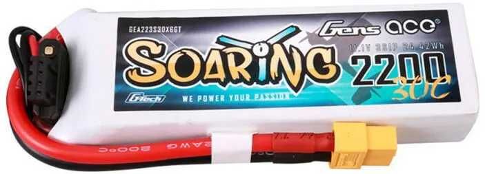 Acumulatori, RC, Gens ace G-Tech Soaring 2200mAh 11.1V 30C 3S1P Lipo ,Radiocomanda