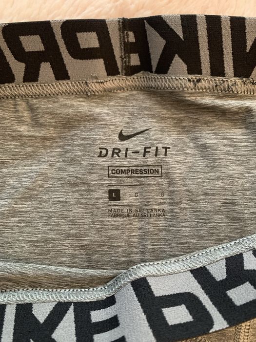 Boxeri Nike Pro gri noi