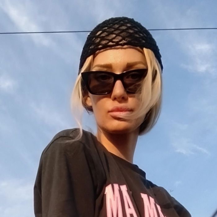 Шапочка кроше вязаная