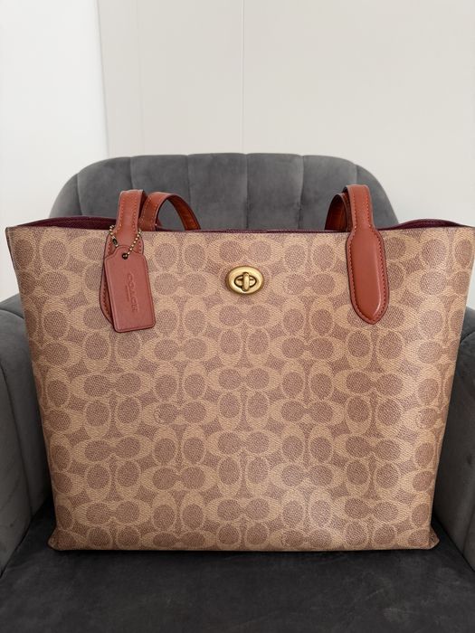Geanta tote piele Coach