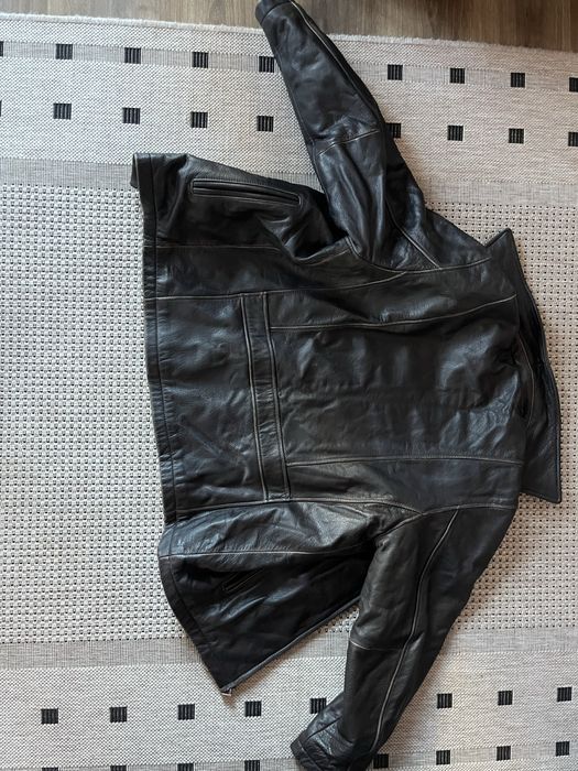 Мъжка кожена шуба телешки бокс размер М