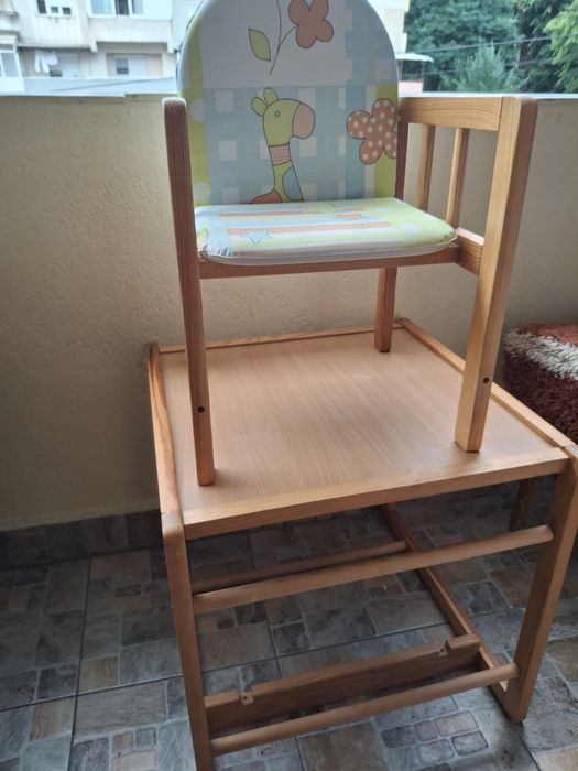 Scaun de masă 2 in 1