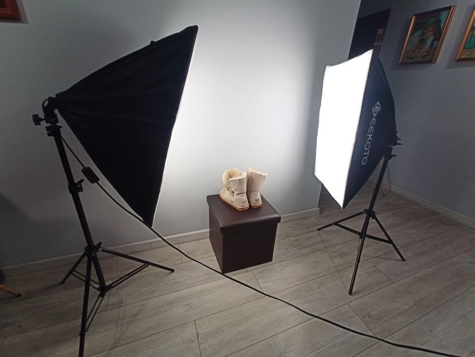 Професионален комплект Софтбокс осветление GEEKOTO (2 броя)