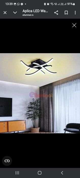 Aplică LED cu Telecomandă (2025 ) 3 nuanțe de culoare ,