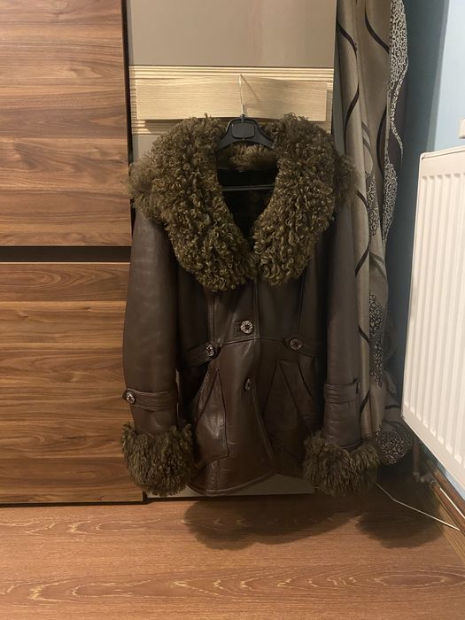 Cojoc de femei din piele si blana naturala