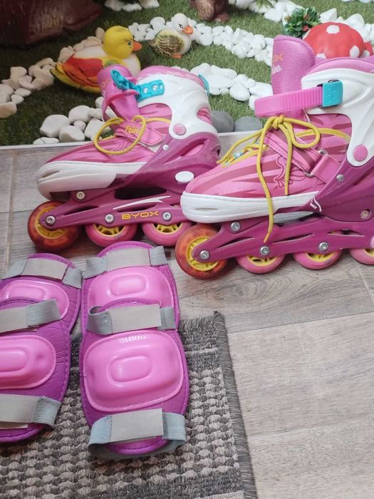 Детски ролери с комплект наколенки