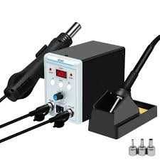 Statie de lipit cu aer cald,700W,3 duze incluse 5,8 si 10 mm,noua