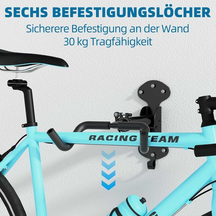 Suport perete bicicleta, unelte WheelHub, 30kg