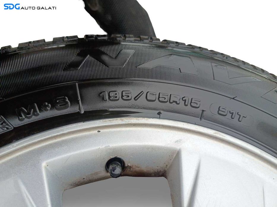 Set 4 Jante Janta Roata Roti Aluminiu 195 65 15 R15 M+S Opel Astra H 5-prezoane 2004 - 2010 (6JX15 ET49) [JNT0024]