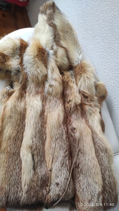 Натуральная шуба лисица