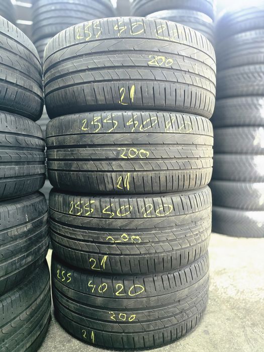 4x 255/40/20 VARA HANKOOK 2021 Stare excelentă