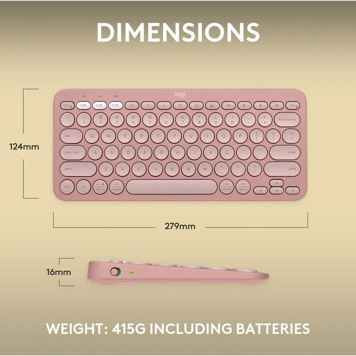 Tastatura Roz wireless Logitech K380