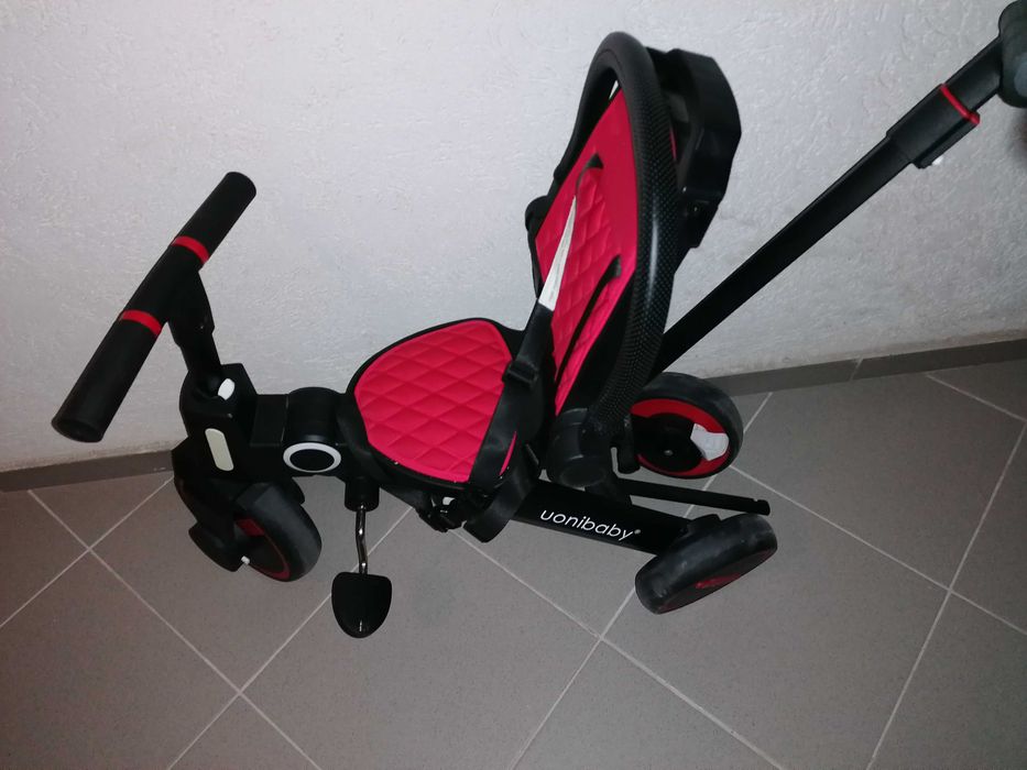 Tricicleta 2 în 1 UoniBaby Red