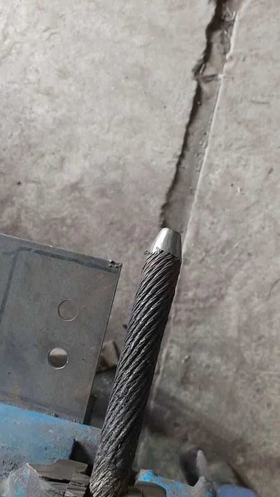 Заделка концов каната конус | Arqon uchlarini muhrlash.