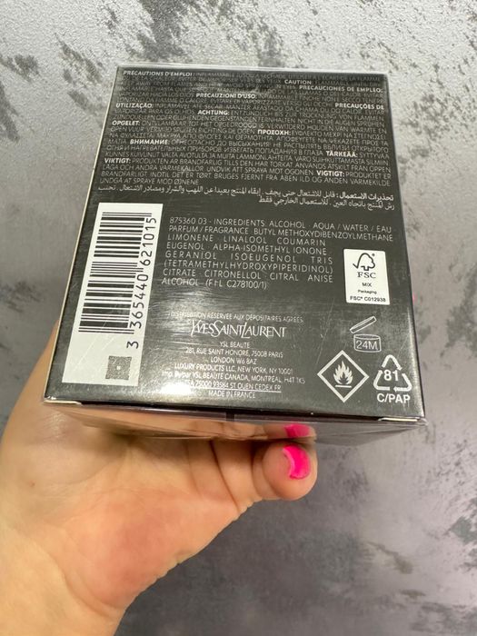 YSL La Nuit de L’Homme LE PARFUM 60ml, Nou, 100% original, poze reale