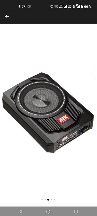 Subwoofer auto MTX RTU8P, 20 cm, 150W RMS