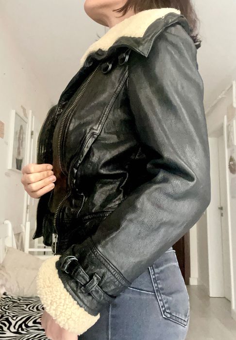 Geaca de piele French Connection