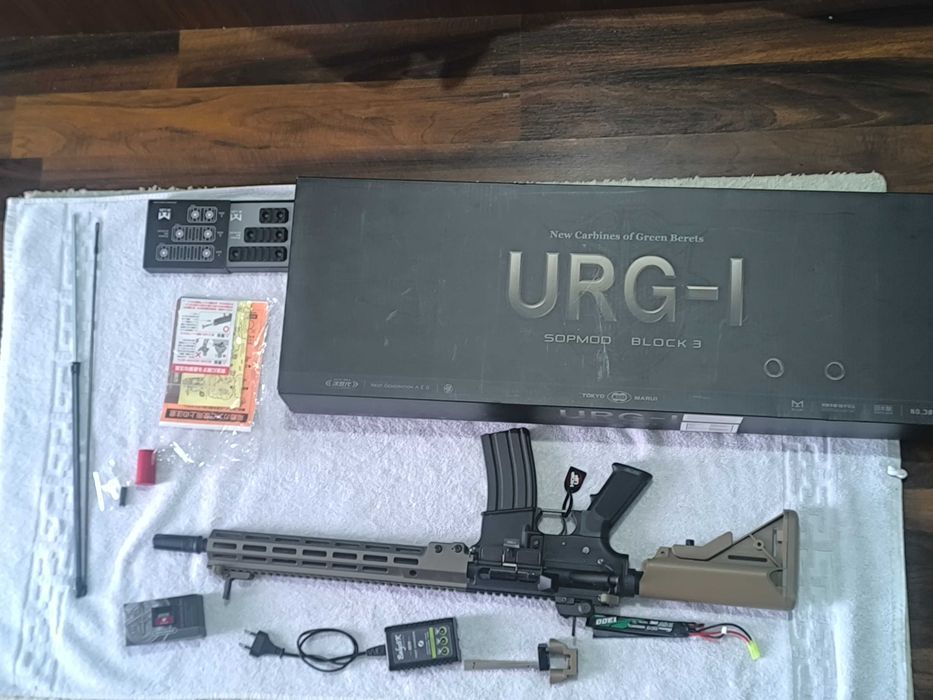 Replică Airsoft Tokyo Marui URG-I NGRS – Ca nouă + Kit Li-Po Prometheus