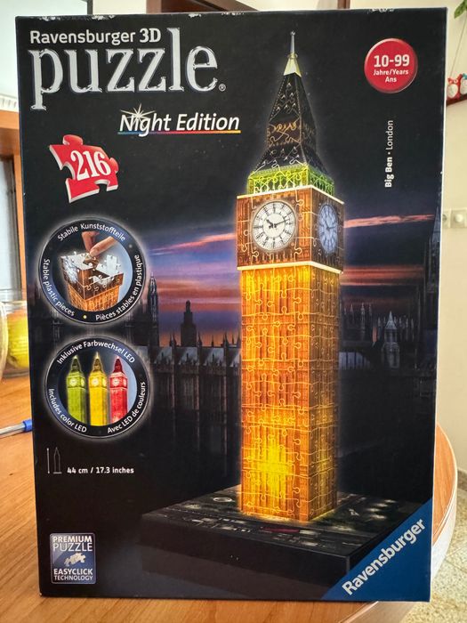 Чисто нов 3D пъзел Ravensburger светещата кула в Taipei