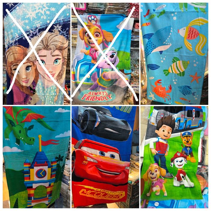 Полотенце Тачки машинки и другие 70*140 Новые махровые