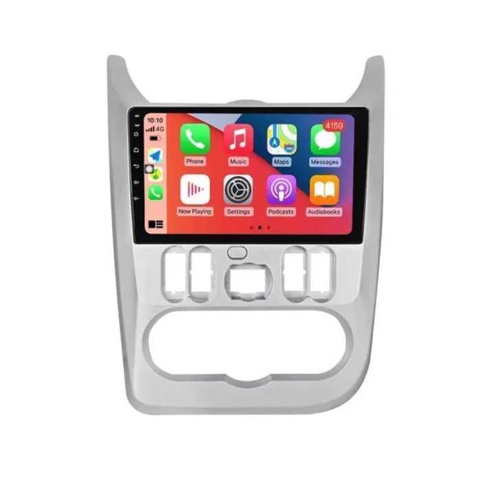 1-8GB Navigatie Android Dacia Logan Duster 9 inch - Carplay Wifi QLED