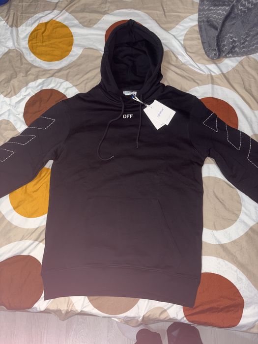 Hanorac Negru Off White