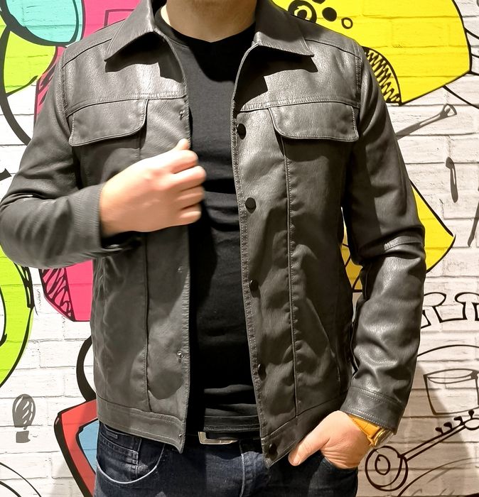 Мъжко Кожено Яке