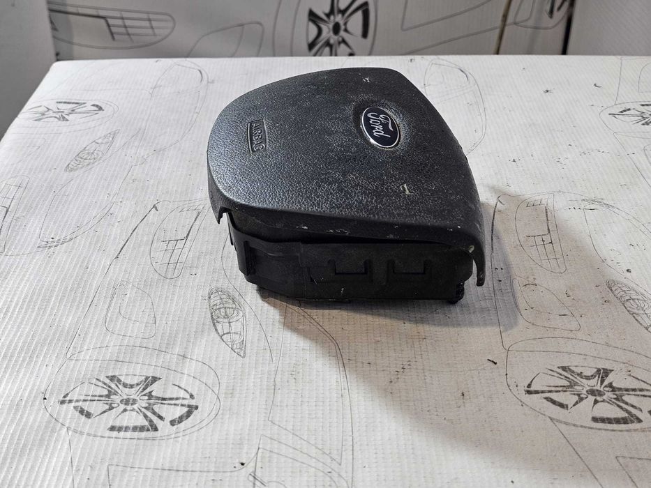 Airbag volan șofer Ford Transit MK7 2006-2014 2011 2.4 TDCi Cod OEM: 6C11-V042B85-BCW, 6C11V042B85BCW (5E3)