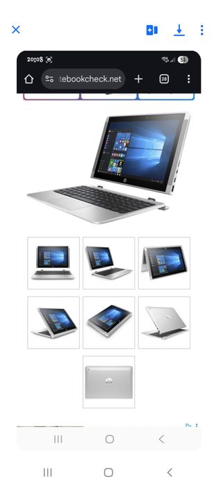 Laptop HP detașabil