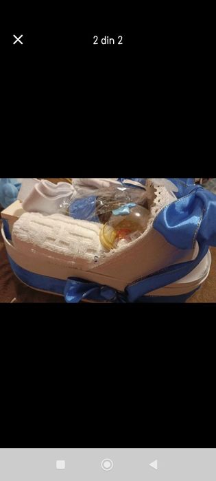 Trusou tip landou , botez albastru royal