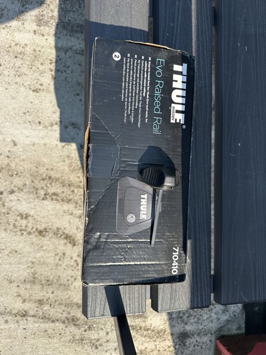 Set bare transversle Thule Evo Raised Rail Wingbar Evo