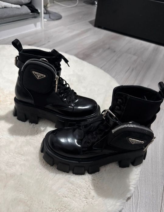 Prada Monolith boots