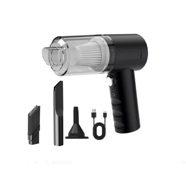 Aspirator auto portabil 2in1 SUFLARE + ASPIRARE, USB, compact, ideal masina & tastatura